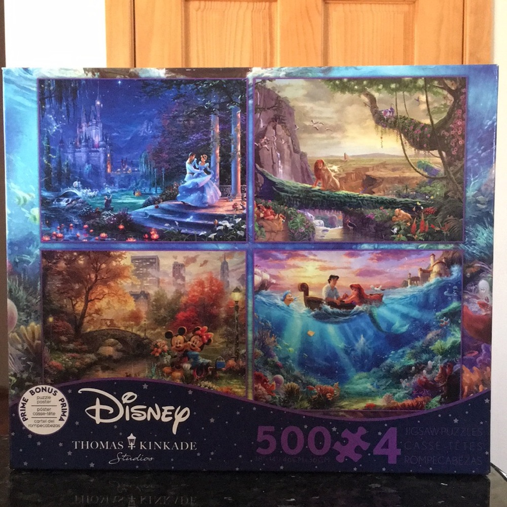 Disney 4 puzzle set 500 pieces